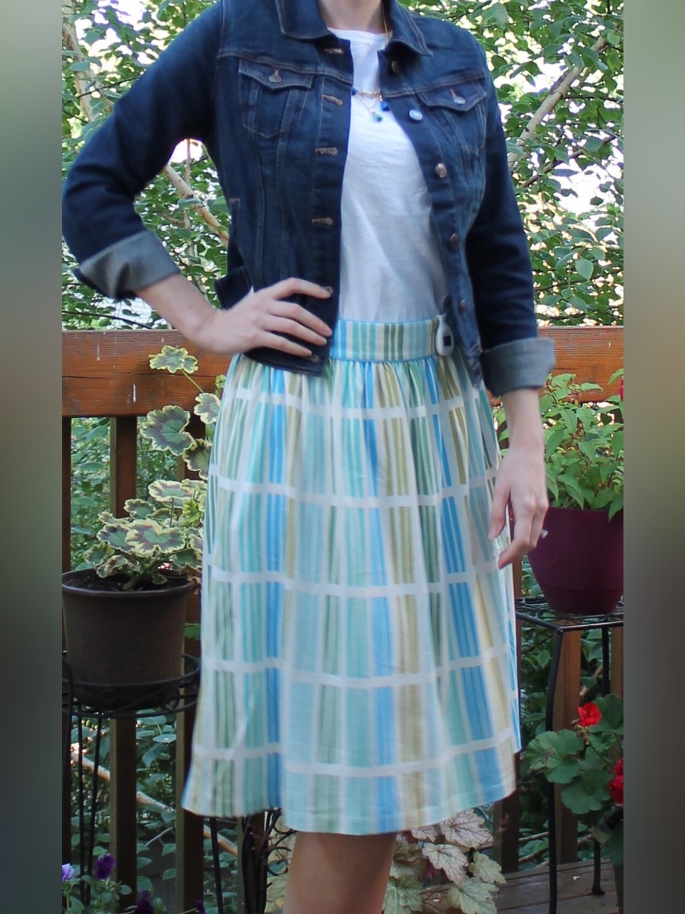 BODEN Knit Skirt with pockets.